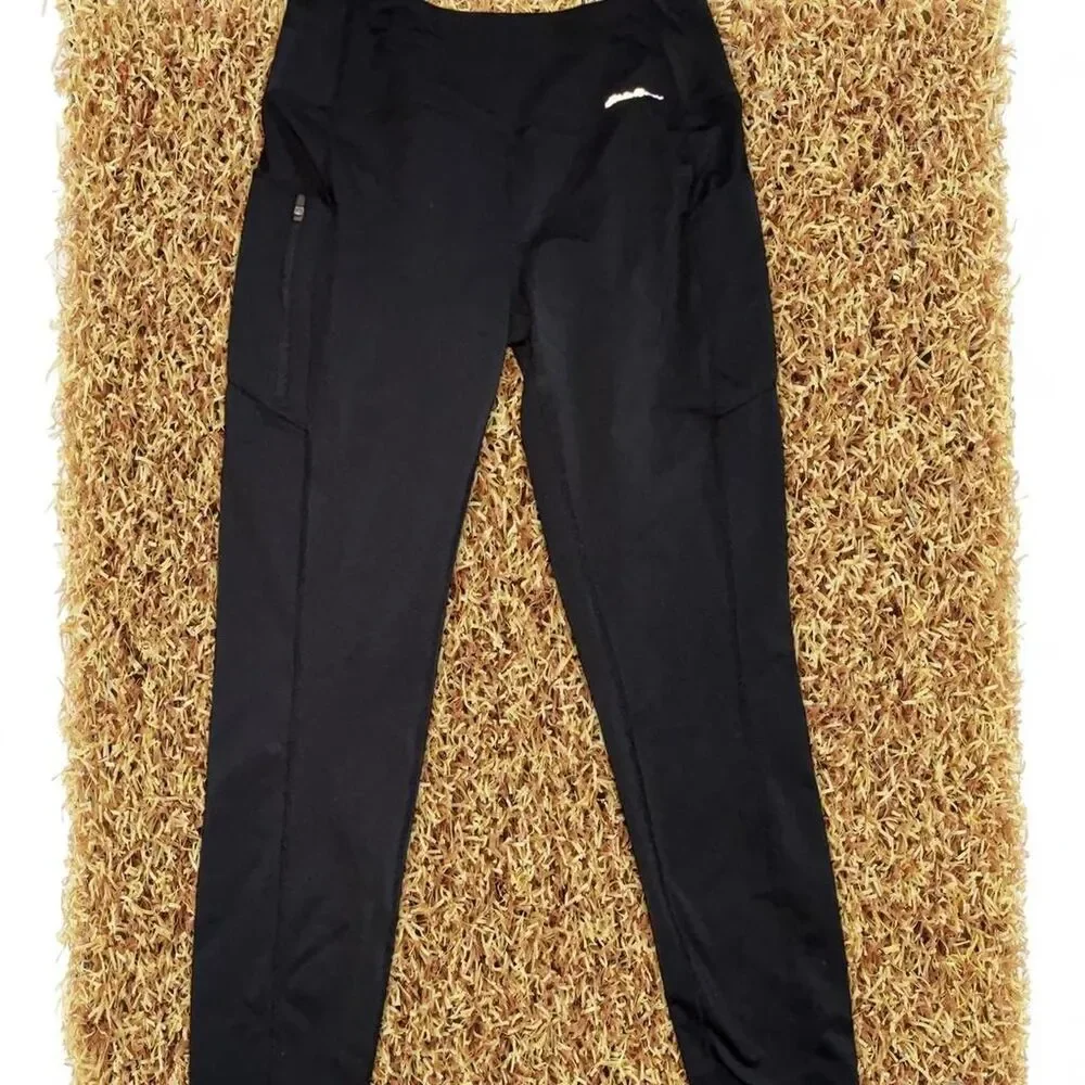 Women’s S (No Tags) Eddie Bauer black gym pants with pockets #activewear